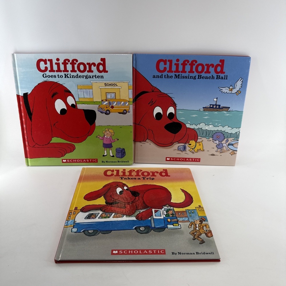 KOHL'S Cares—Scholastic Clifford Lot of 3 Hardcover Books by Norman Bridwell